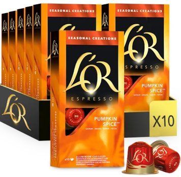 Ящик Кави в Капсулах Nespresso L'OR Pumpkin Spice 100 капсул 56379138916432 фото