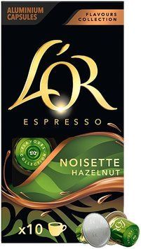 Кава в капсулах Nespresso L'OR Espresso Noisette Hazelnut 10 капсул 111118711000488225 фото