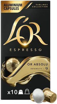 Кава в капсулах Nespresso L'OR Espresso Or Absolu 10 капсул 8711000360590 фото
