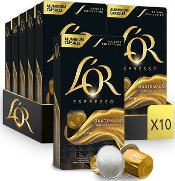 Ящик Кофе в Капсулах Nespresso L'OR Espresso Guatemala 100 капсул 53523908782 фото